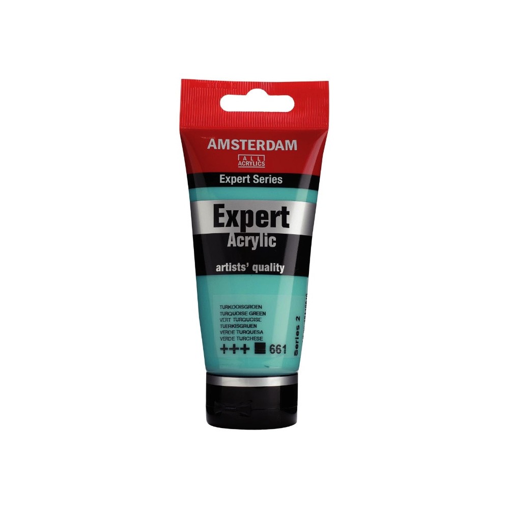 Expert acrylic paint - Amsterdam - 661, Turquoise Green, 75 ml