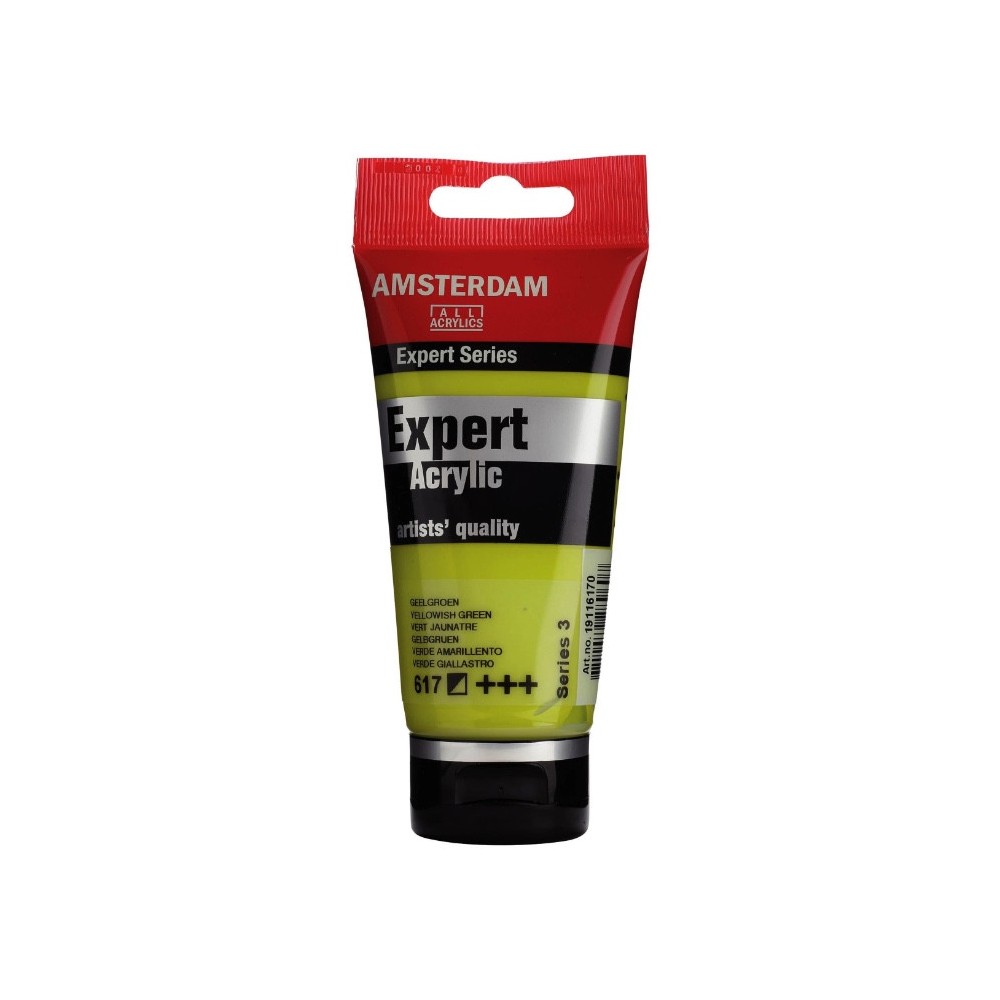 Expert acrylic paint - Amsterdam - 617, Yellowish Green, 75 ml