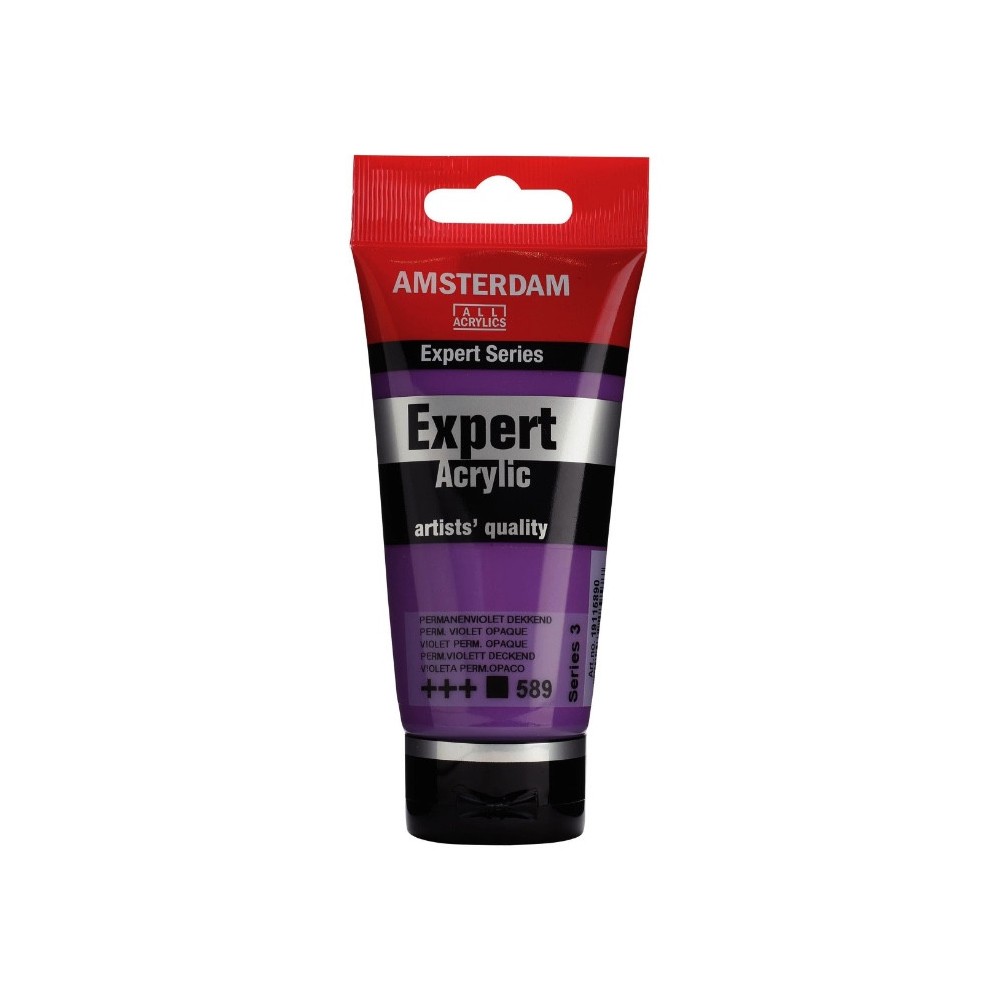 Farba akrylowa Expert - Amsterdam - 589, Permanent Violet Opaque, 75 ml