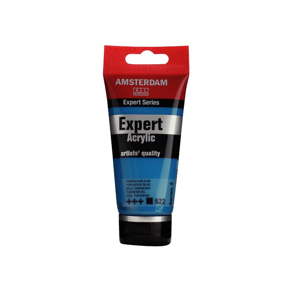Expert acrylic paint - Amsterdam - 522, Turquoise Blue, 75 ml