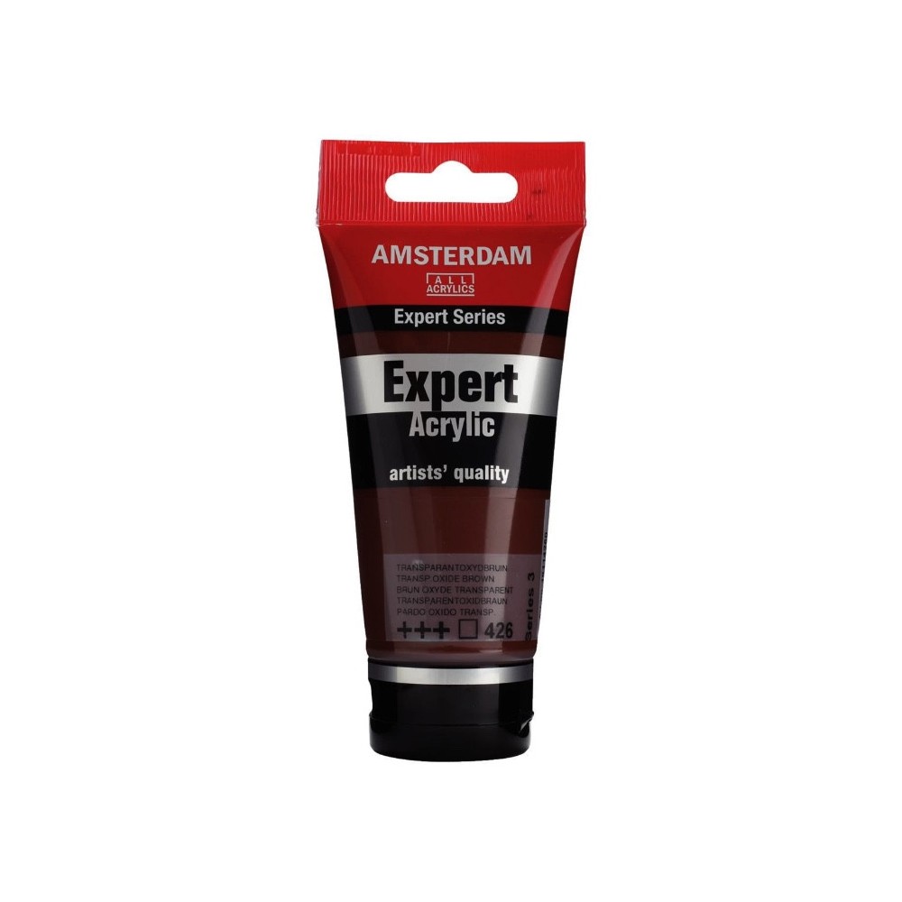 Farba akrylowa Expert - Amsterdam - 426, Transparent Oxide Brown, 75 ml