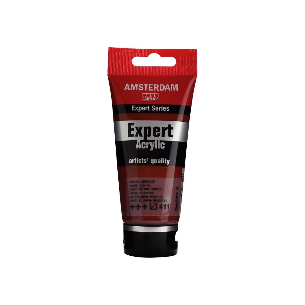 Expert acrylic paint - Amsterdam - 411, Burnt Sienna, 75 ml