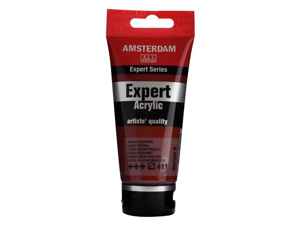 Expert acrylic paint - Amsterdam - 411, Burnt Sienna, 75 ml