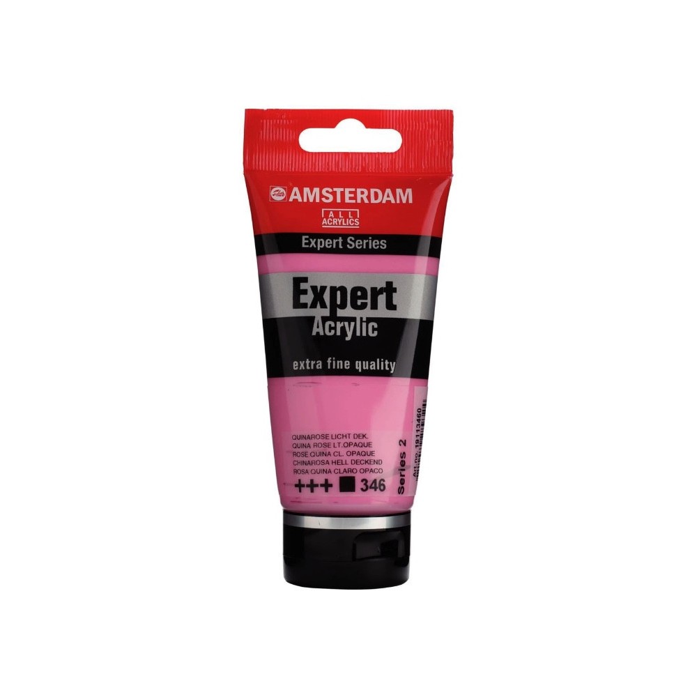 Farba akrylowa Expert - Amsterdam - 346, Quinarose Light Opaque, 75 ml