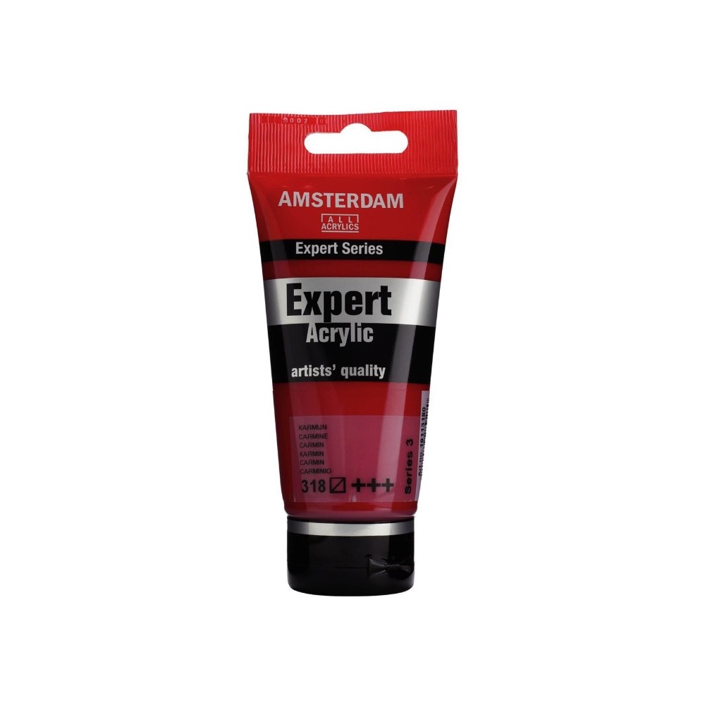 Expert acrylic paint - Amsterdam - 318, Carmine, 75 ml