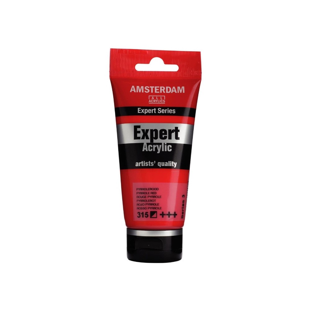 Expert acrylic paint - Amsterdam - 315, Pyrrole Red, 75 ml