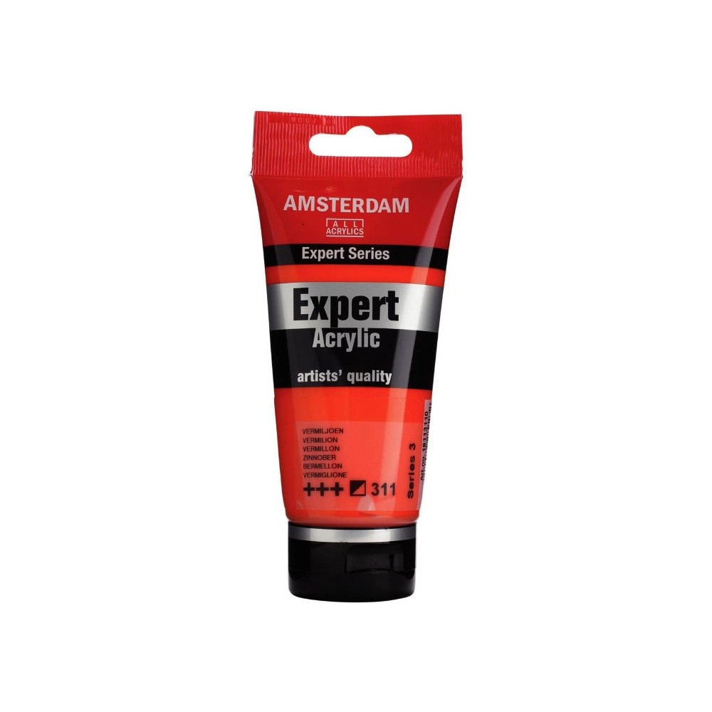 Expert acrylic paint - Amsterdam - 311, Vermilion, 75 ml