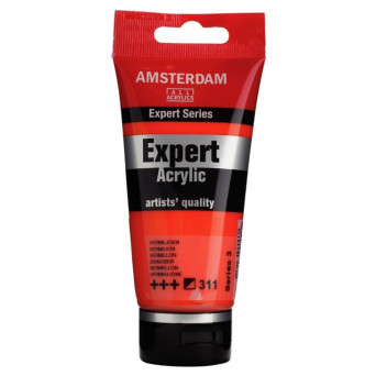 Expert acrylic paint - Amsterdam - 311, Vermilion, 75 ml