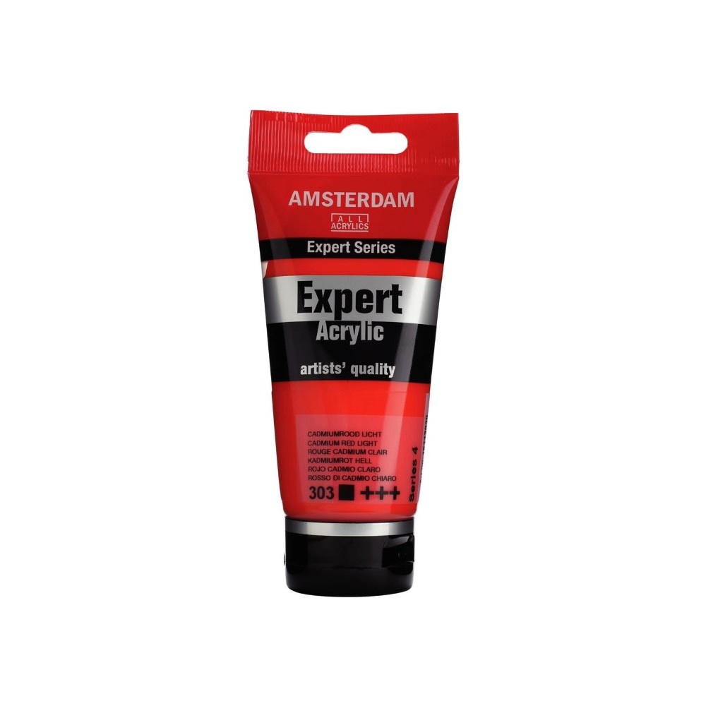 Expert acrylic paint - Amsterdam - 303, Cadmium Red Light, 75 ml