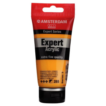 Expert acrylic paint - Amsterdam - 285, Permanent Yellow Deep, 75 ml