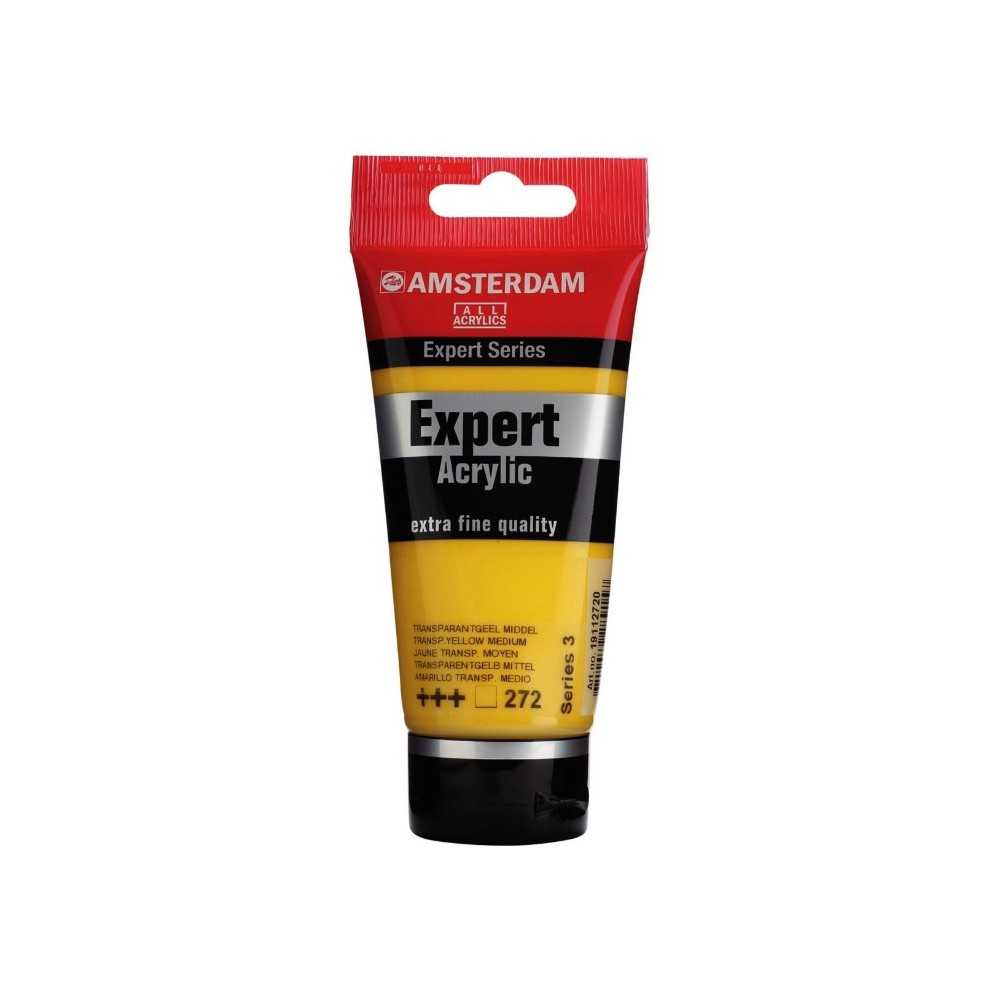 Expert acrylic paint - Amsterdam - 272, Transparent Yellow Medium, 75 ml