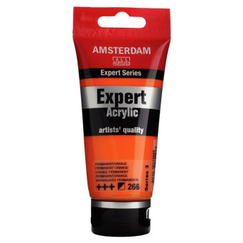 Expert acrylic paint - Amsterdam - 266, Permanent Orange, 75 ml