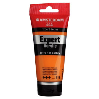 Expert acrylic paint - Amsterdam - 218, Transparent Orange, 75 ml