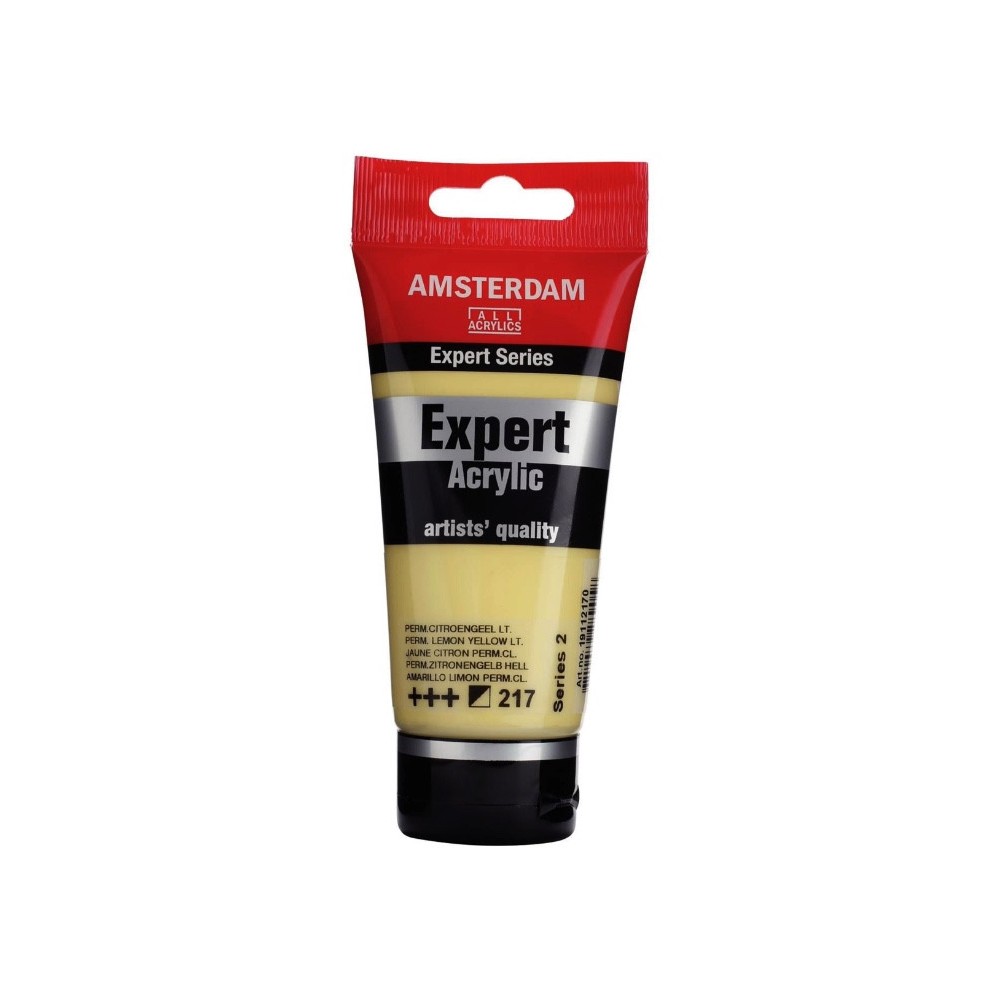 Farba akrylowa Expert - Amsterdam - 217, Permanent Lemon Yellow Light, 75 ml