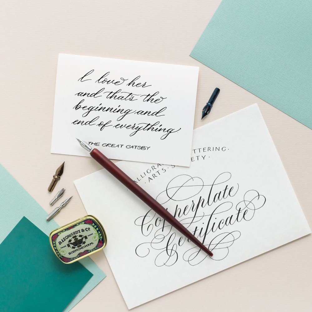 Zestaw stalówek do kaligrafii Copperplate & Shadow Nib Set - Manuscript