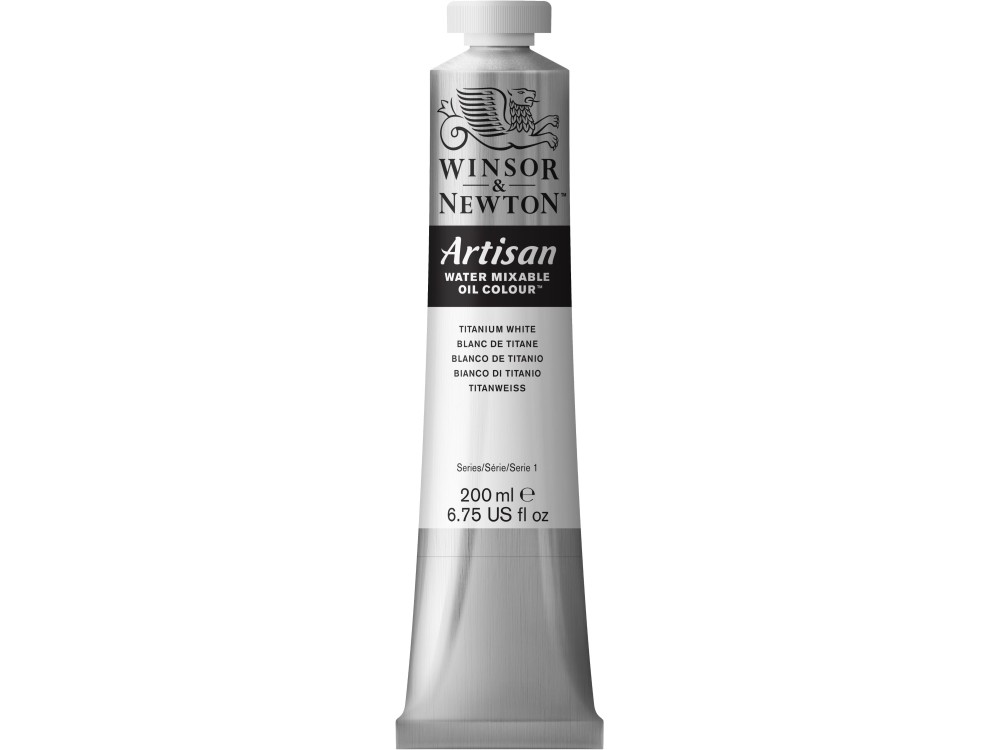 Farba olejna Artisan Water - Winsor & Newton - Titanium White, 200 ml