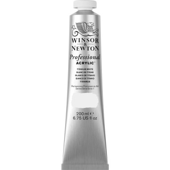Acrylic paint Professional Acrylic - Winsor & Newton - Titanium White, 200 ml