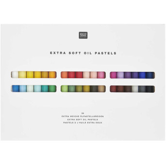 Zestaw pasteli olejnych - Rico Design - 36 kolorów