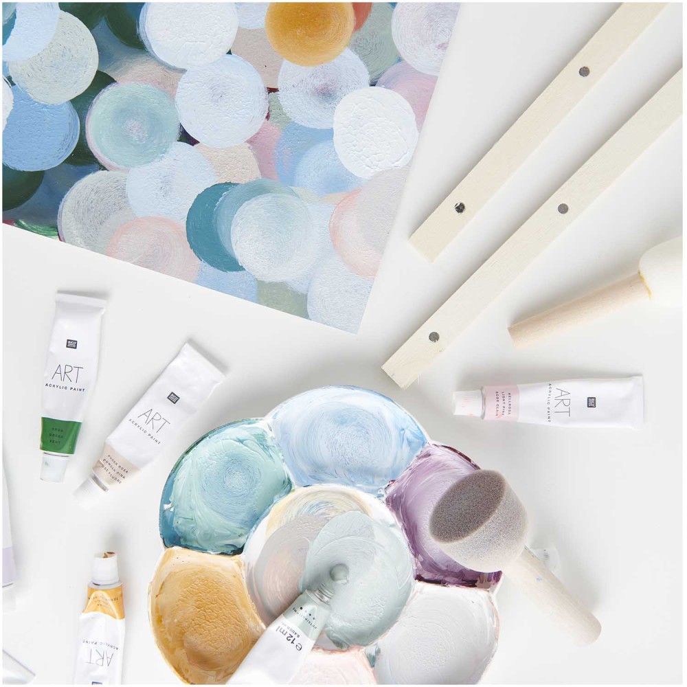 Set of acrylic paints ART Earthy Colors - Rico Design - 12 x 12 ml