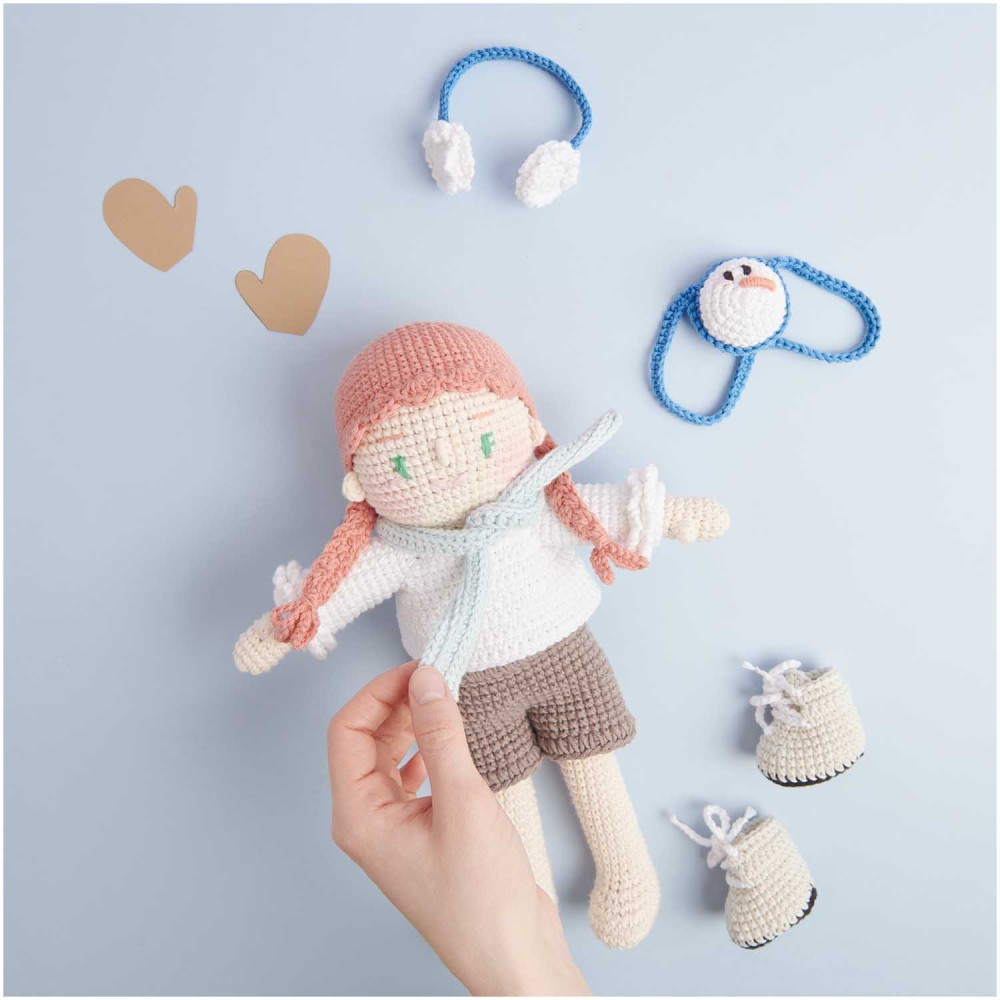 Zestaw do szydełkowania Ricorumi Dollies - Rico Design - Holiday Girlfriends