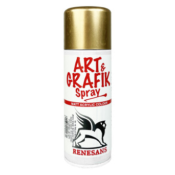 Farba akrylowa w sprayu metaliczna - Renesans - blade złoto, 200 ml