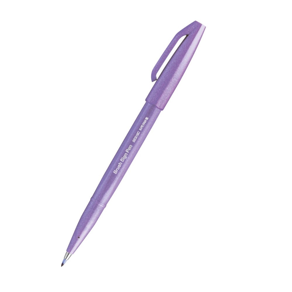 Set of artistic Brush Sign Pen - Pentel - Colorful Reef, 6 pcs.