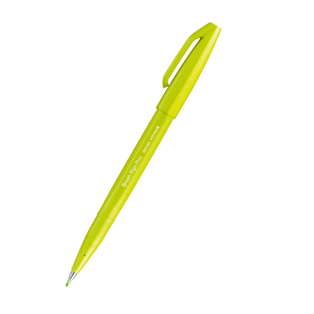 Set of artistic Brush Sign Pen - Pentel - Colorful Reef, 6 pcs.