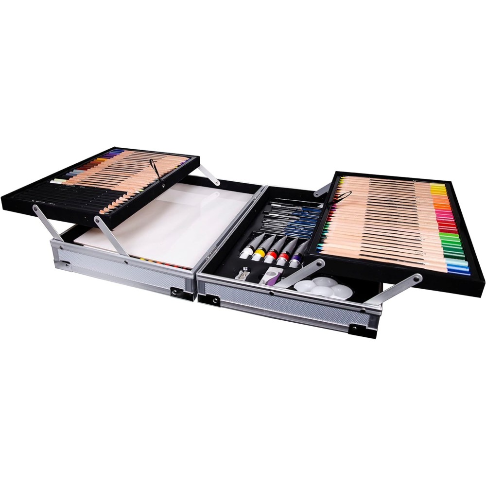 Complete Painting Art Set in case - Daler Rowney - 122 pcs.