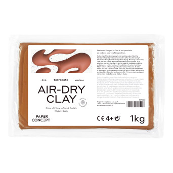 Glinka samoutwardzalna Air-Dry Clay - PaperConcept - Terracota 1 kg