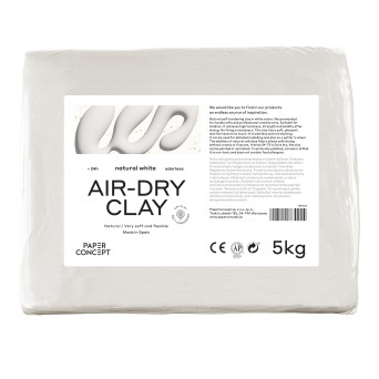 Air-Dry pottery clay - PaperConcept - Natural White 5 kg