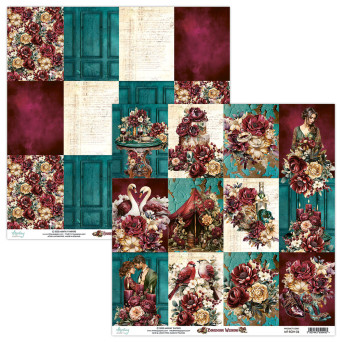 Papier do scrapbookingu 30,5 x 30,5 cm - Mintay - Bohemian Wedding 06