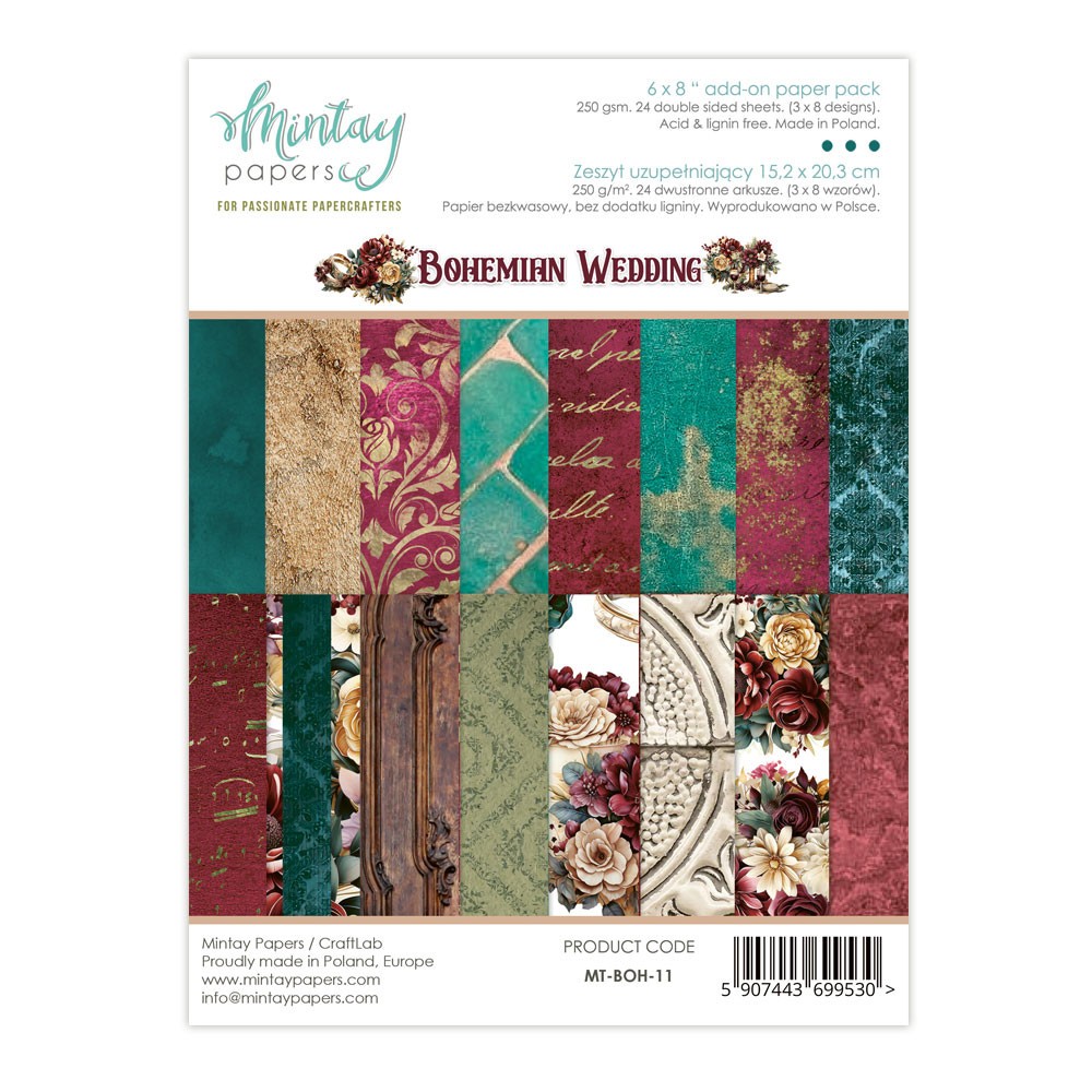 Add-on paper pack - Mintay - Bohemian Wedding