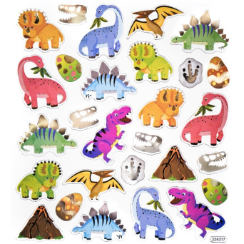 Naklejki ozdobne Dinozaury - DpCraft - 28 szt.