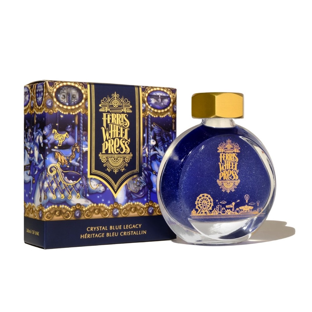 Atrament - Ferris Wheel Press - Crystal Blue Legacy, 38 ml