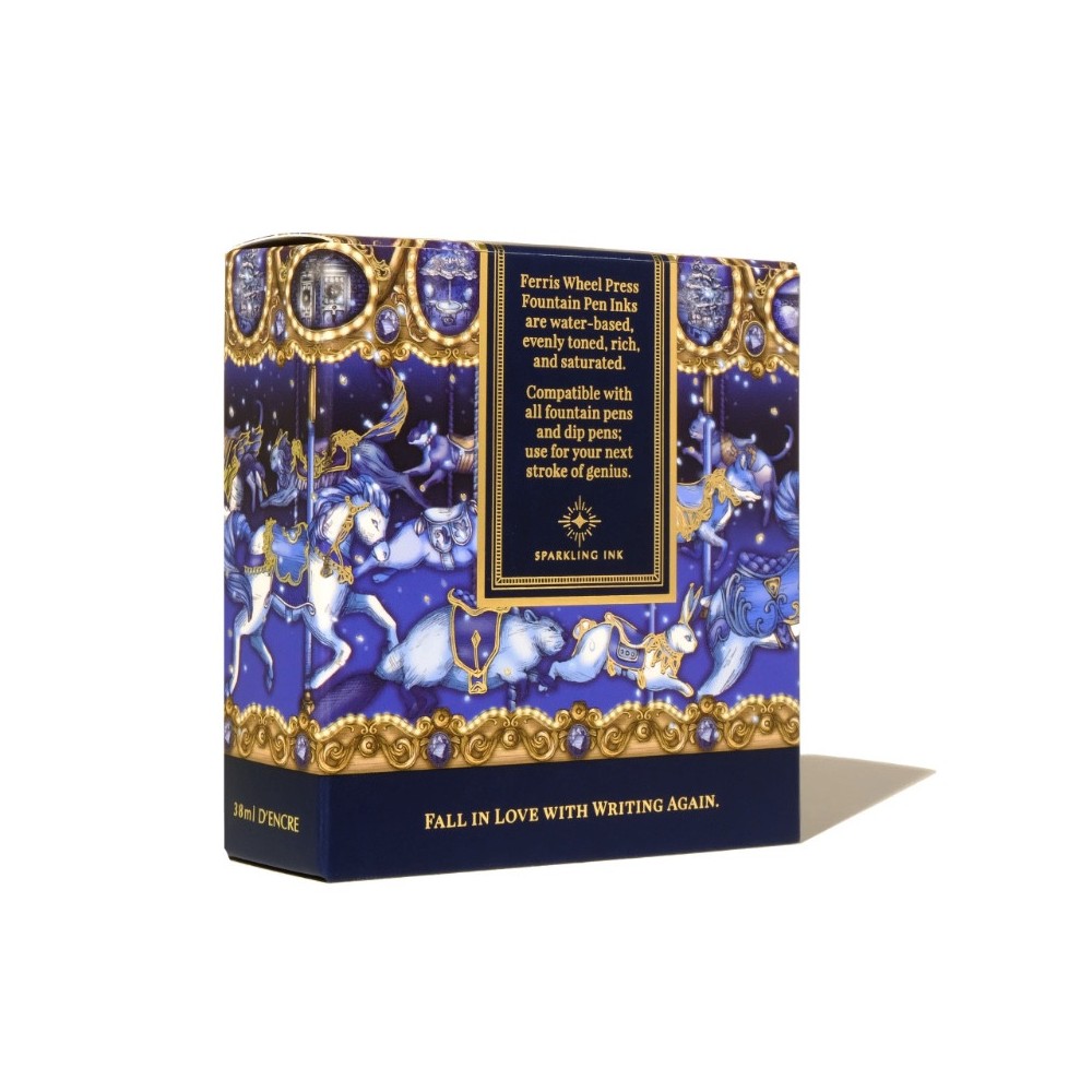 Calligraphy ink - Ferris Wheel Press - Crystal Blue Legacy, 38 ml