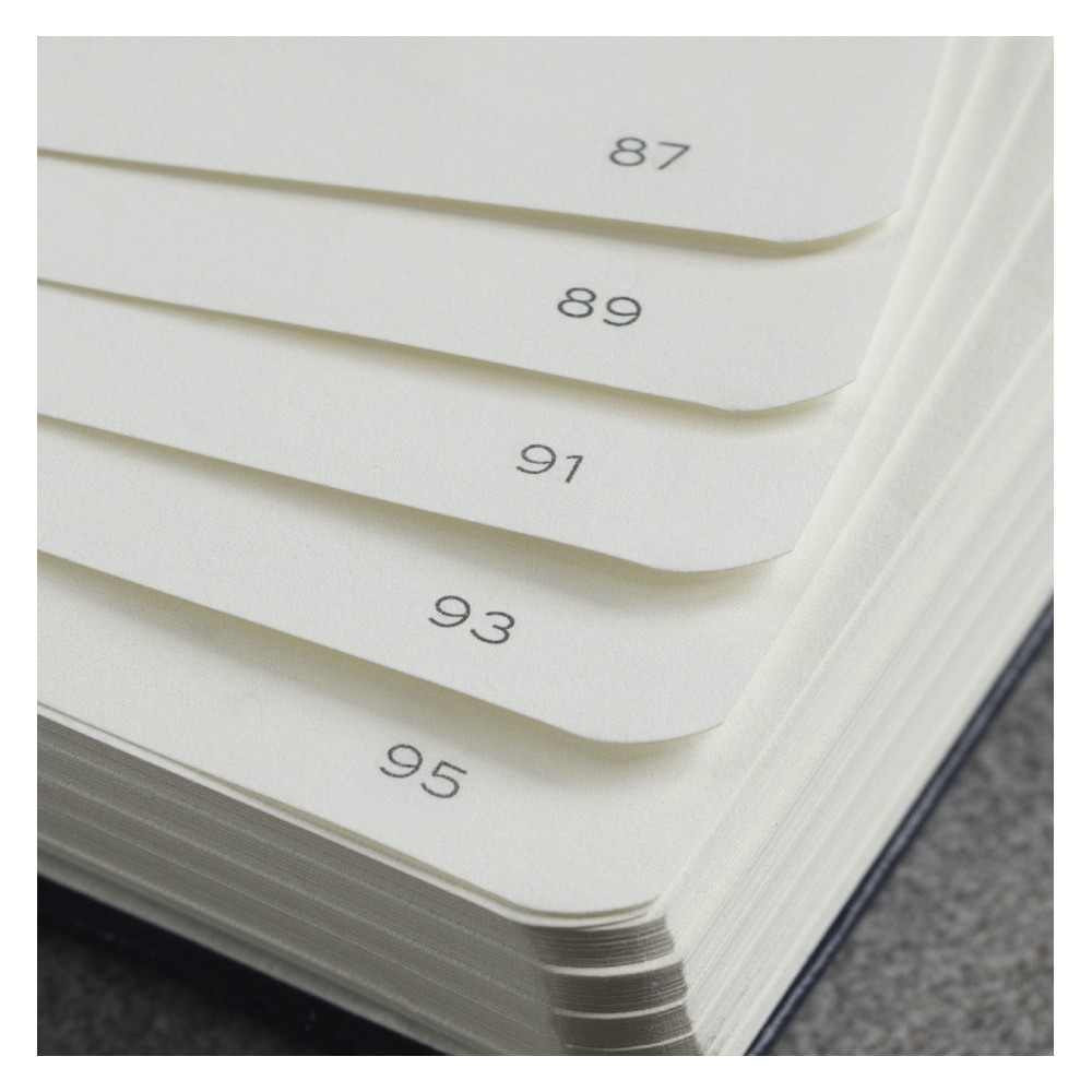 Notebook, A5 - Leuchtturm1917 - plain, Ink, hard cover, 80 g