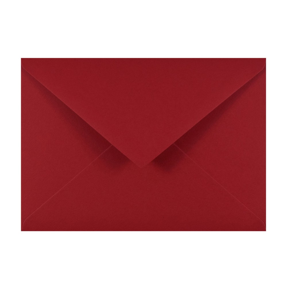 Koperta Keaykolour 120g - C6 Guardsman Red bordowa