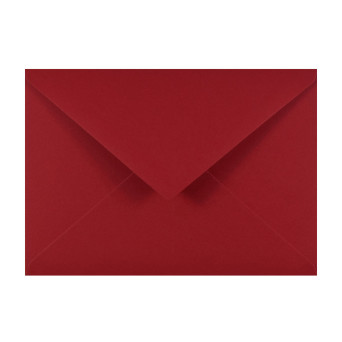 Koperta Keaykolour 120g - C6 Guardsman Red bordowa