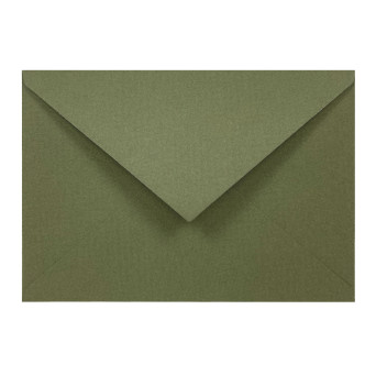 Tintoretto Ceylon envelope 140g - C6, Wasabi, olive green