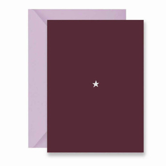Greeting card - Muska - Cherry Star, A6