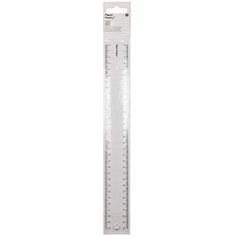 Plastic ruler - PaperPoetry - 30 cm