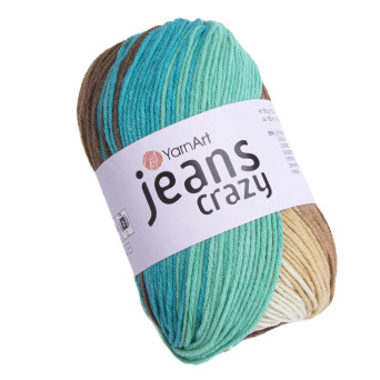 Włóczka bawełniano-akrylowa Jeans Crazy - YarnArt - 8216, 50 g, 160 m