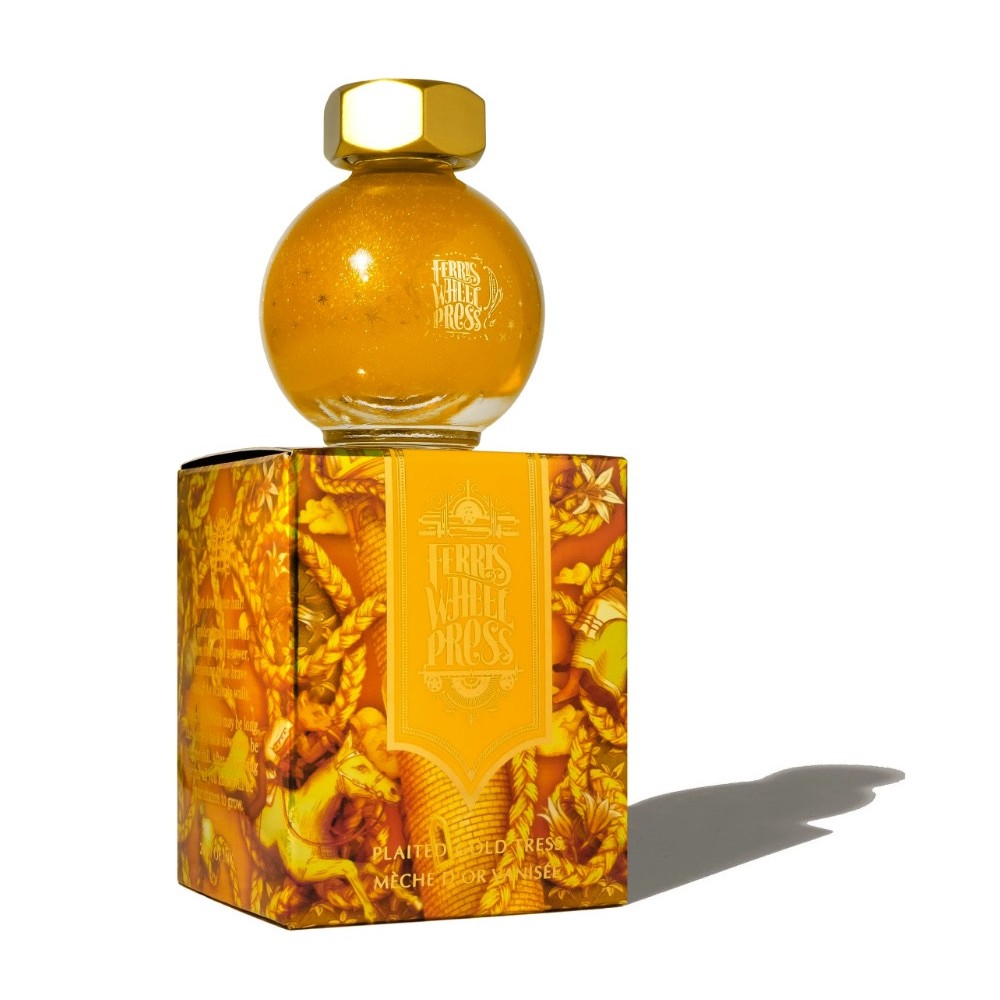 Atrament FerriTales - Ferris Wheel Press - Plaited Gold Tress, 20 ml