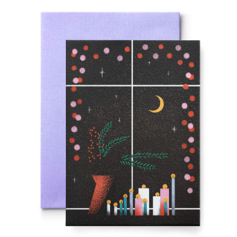Greeting card - Suska & Kabsch - Winter Window, 15,4 x 11 cm