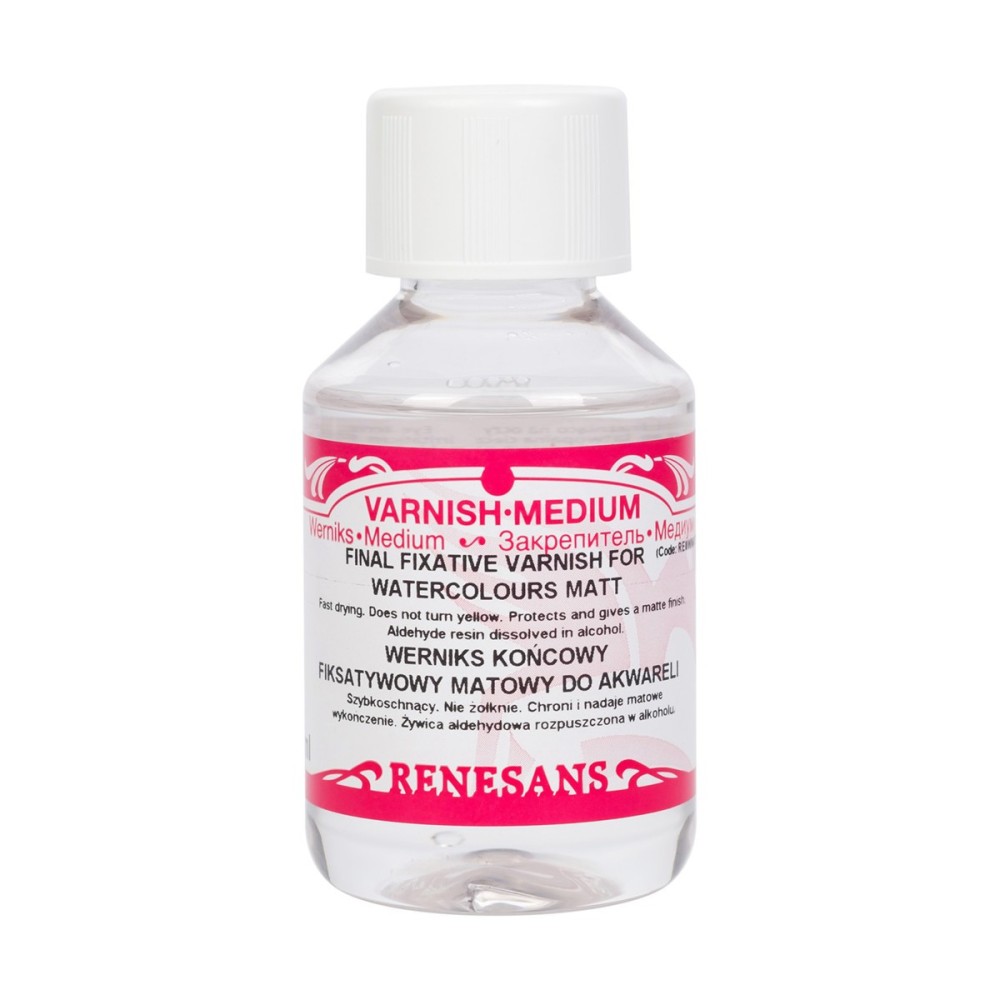 Werniks końcowy do akwareli - Renesans - matowy, 100 ml