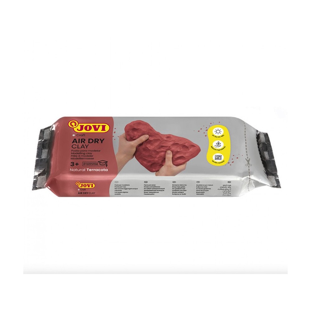 Air-drying modeling clay - Jovi - terracotta 500 g