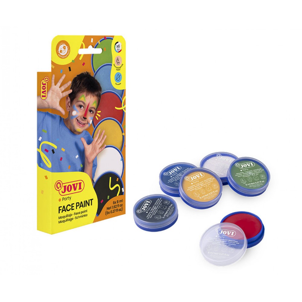 Face paint - Jovi - 6 colours x 8 ml