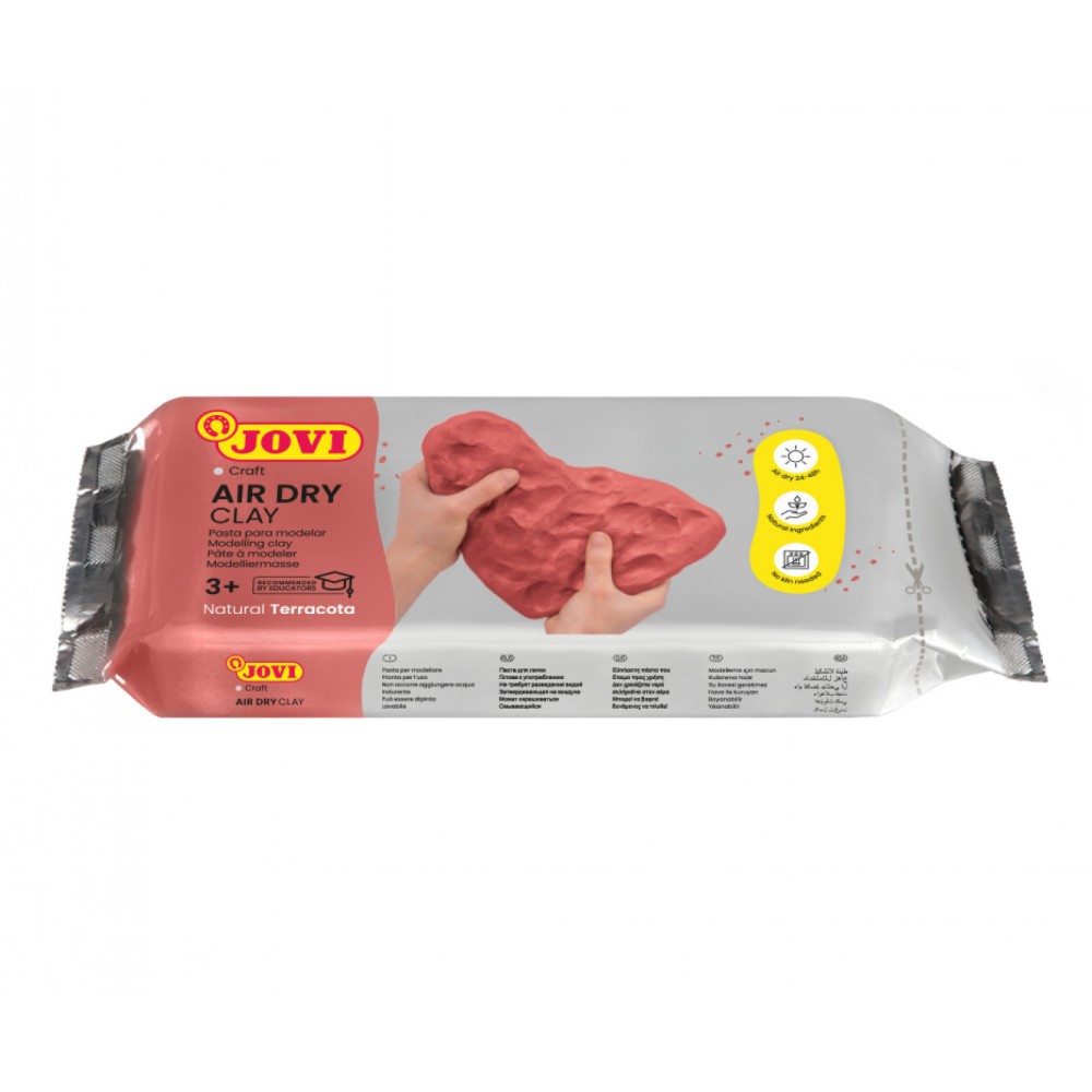 Air hardening clay - Jovi - brown 1 kg