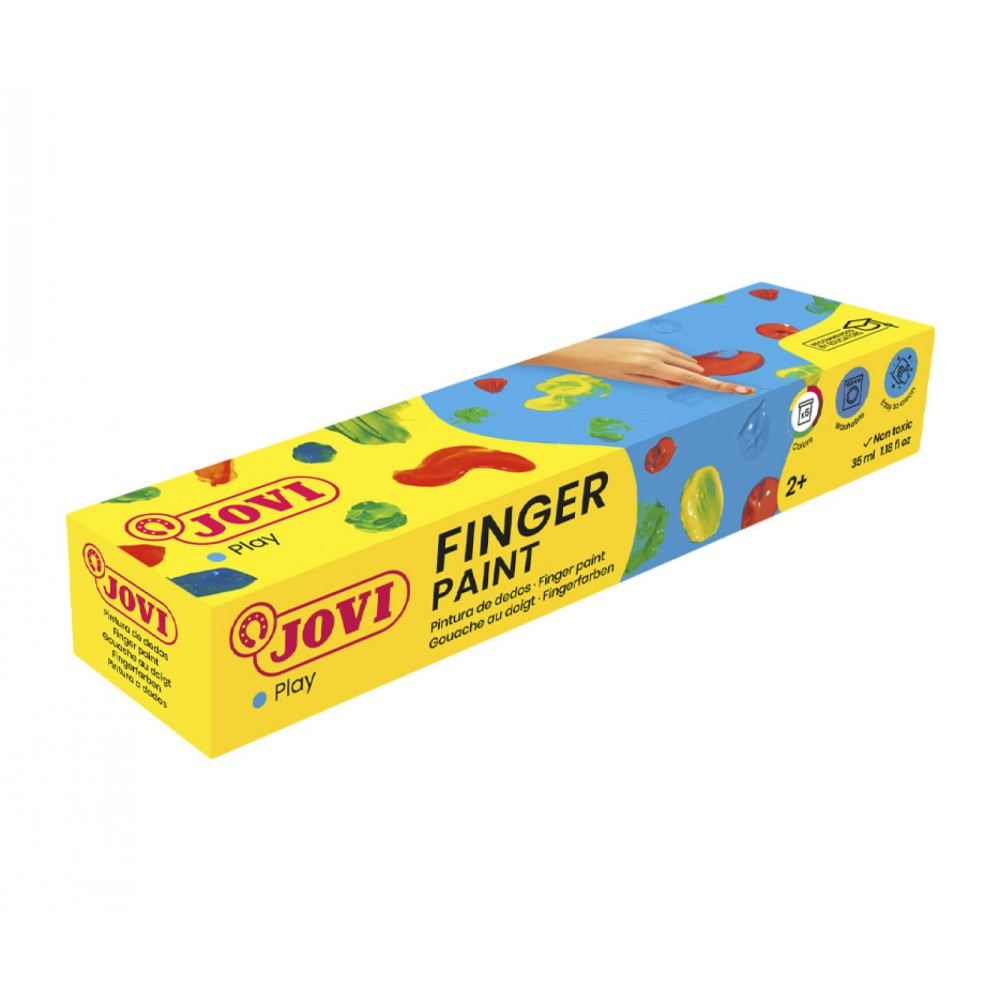 Farby do malowania palcami - Jovi - 5 kolorów x 35 ml