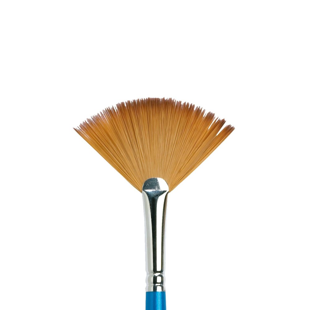 Pędzel wachlarzowy, syntetyczny Cotman, seria 888 - Winsor & Newton - krótka rączka, nr 6